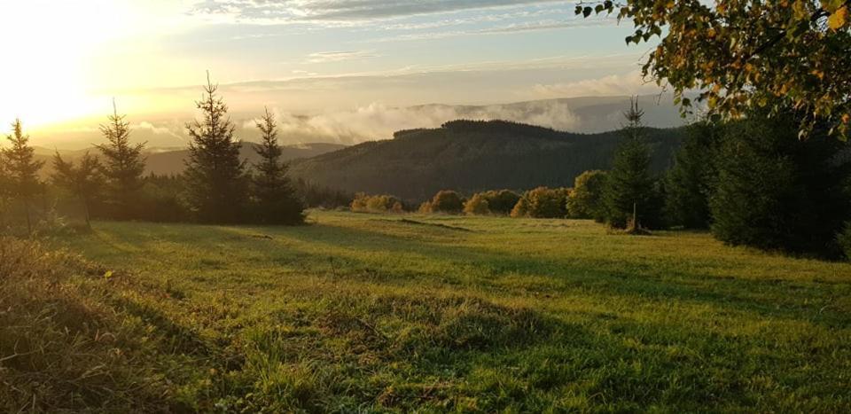 Chata Jeleni Drevenice S Vlastni Virivkou Horni Halze ภายนอก รูปภาพ
